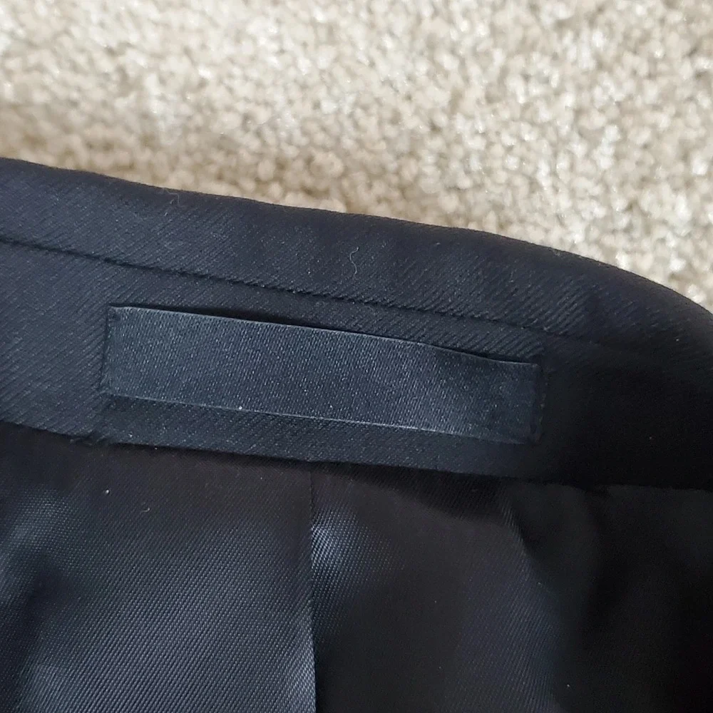 Lauren Ralph Lauren Suit Coat Sports Jacket Black 40‎ Regular Wool Blend
